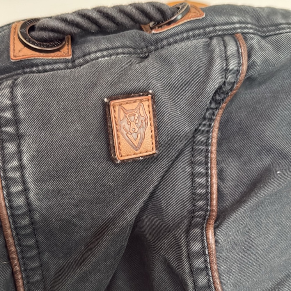 Naketand Black and Brown Hooded Jacket sz M - Picture 10 of 11